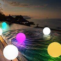 LED Garden Ball Light Outdoor New Year Decoration Floor Lamp USB Charging Family Living Room Night Light Terrace Pool Toy Ball