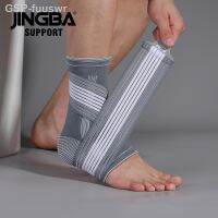 ♧JINGBA รองรับ1อุปกรณ์พยุงข้อเท้าสำหรับการป้องกันที่ป้องกันเข่า Tobillera Deportiva