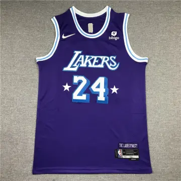 Purple and cheap black lakers jersey