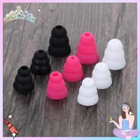 6Pcs Soft-หมวกคลุมใบหูหูฟังสามชั้นซิลิโคนปลายหูหูฟังครอบหูฟัง