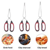 Durable Food Tong Anti-corrosion BBQ Clip Rust-proof Serving Food Barbecue Heavy Duty Grilling Meat Tong Serving Clamp Cooking Utensils