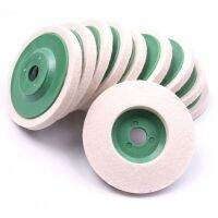 4Inch Round Wool Buffing Pad Waxing Pad Felt Disc Angle Grinder for Metal Marble Glass Ceramics Practical Car Polish Tool