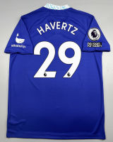 เสื้อบอล แฟนบอล เชลซี เหย้า 2022-23 Chelsea Home 2022 พร้อมเบอร์ชื่อ 29 HAVERTZ อาร์ม พรีเมียร์ลีค ครบชุด