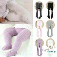 【hot sale】 ◊ C10 ✿ℛBaby Girl Toddler Kids Plain Socks Cotton Warm Tights Stockings Pantyhose RAISE