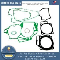 【LZ】 Motorcycle Engine Gaskets Cylinder Crankcase Covers Gasket kit set For Honda CRF 450 R CRF450R 2009-2016