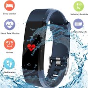 black black Smart Bracelet Pedometer Step Counter Calorie Fitness Smart