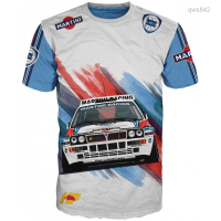 fashion (สต็อกเพียงพอ) 2023 NEW t-shirt lancia cool delta 3d printed s-5xlคุณภาพสูง size:S-5XL