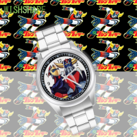 HotGoldorak Grendizer นาฬิกาควอตซ์ UFO Robot Unisex นาฬิกาข้อมือคู่ภาพสแตนเลสกีฬาขายส่งนาฬิกาข้อมือ