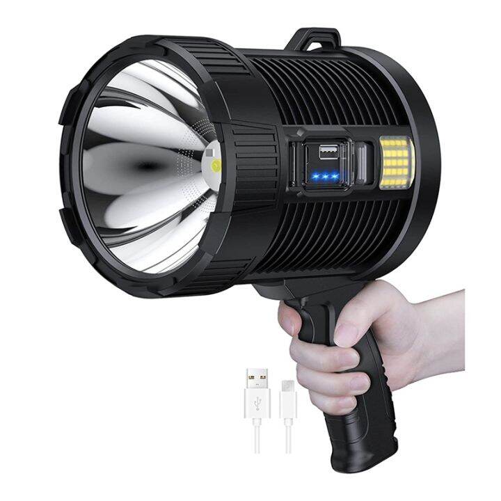 rechargeable-spotlight-100000-lumens-led-spot-lights-handheld-large-flashlight-super-bright-outdoor-solar-spotlights