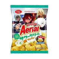 บิสกิต Yamazaki Aerial Sour Cream Onion - 74 g อาหารว่างที่เบาและกรอบอร่อย