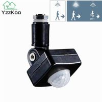 YzzKoo 85-265V IP65 Motion Sensor Adjustable PIR Switch Ultrathin LED Flood Light PIR Waterproof Outdoor Motion Sensor Detector