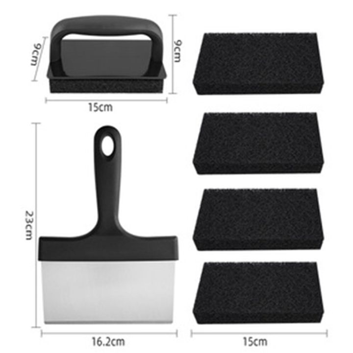 versatility-griddle-cleaning-kit-grill-cleaner-tool-set-for-hot-or-cold-surfaces-scraper-cleaning-brushes