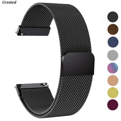 【CW】 20mm 22mm strap watch 4/classic/46mm/42mm/Active 2 Magnetic bracelet GT/2/3/Pro band