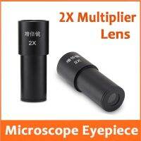 1pc 2X Magnification Biological Microscope Bio-microscope Barlow Eyepiece Lens Adapter 23.2mm