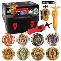 Beyblade รุ่นทองคำไจโร JY8801-04ระเบิด12ชิ้นชุดกล่องเครื่องมือกล่องเก็บของสำหรับเด็กจำนวนจำกัด