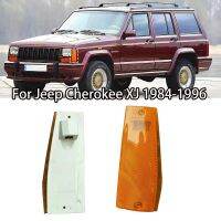 ตัวครอบเลนส์แผ่นเรืองแสงสำหรับ Jeep Cherokee XJ 1984-1996ไฟเลี้ยวอัตโนมัติอุปกรณ์เสริมรถยนต์มุมด้านหน้า