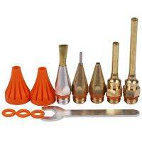 11Pcs Glue Copper Nozzle Small-Bore Long Short Diameter Hot Melt Glue Accessories