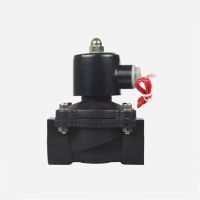 【hot】♂✕۩  2  Plastic Solenoid Closed AC220V DC24V DC12V Air