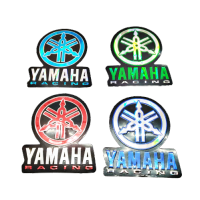 สติ๊กเกอร์แต่งรถ สะท้อนแสง ติดรถ Yamaha (ยามาฮ่า) มีให้เลือก 4 สี ขนาด 66 x 73 mm.