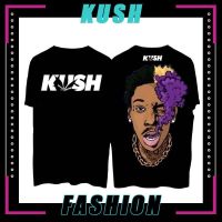 [มีสินค้า]#ถูกสุด 【ข้อเสนอจำกัดเวลา】Kush mens super cool anime printed Vintage T-shirt best cotton shirt