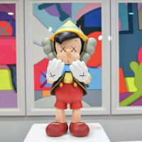 23 / 27 / 47 ซม. Kaws X Pinocchio &amp; Jiminy Cricket โมเดลตุ๊กตาของเล่นสําหรับเด็ก