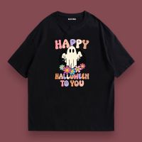 [S-5XL] เสื้อยืด Halloween ลาย happy Halloween to youS-5XL