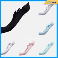 หน้าจอสัมผัสกันแสง UV ถุงมือขี่จักรยานขับขี่ในฤดูร้อนผ้าไอซ์ซิลค์
