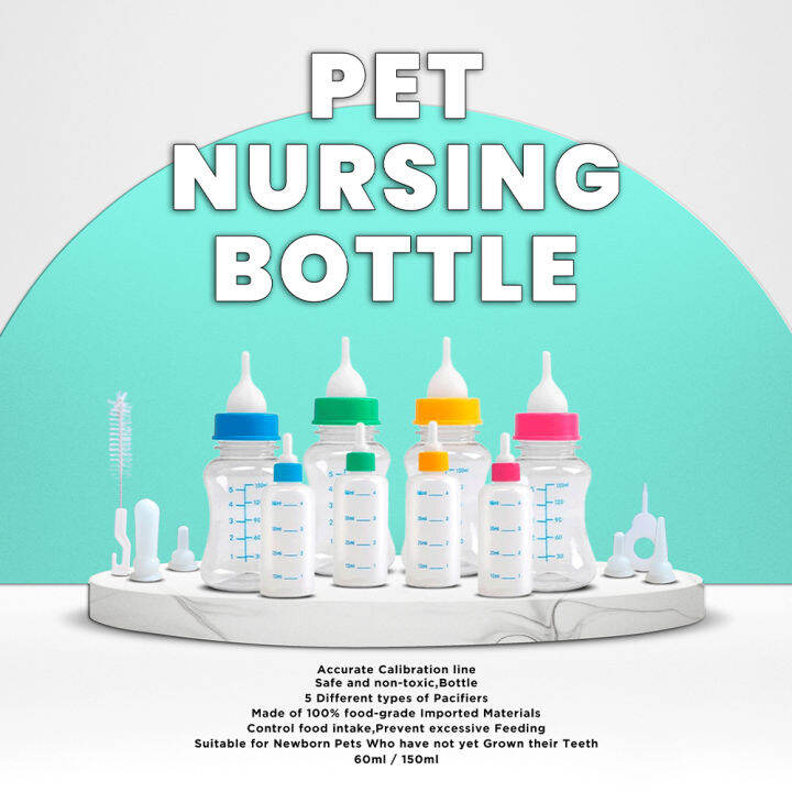 Puppy Kitten Feeding Bottle Nursing Water Milk Feeder Kit Lazada PH