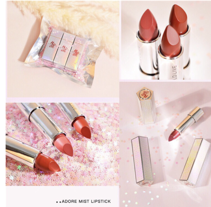 holdlive-adore-mist-lipstick-มาใหม่อีกแล้วสาวๆ-แพคเกจคือมุ้งมิ้งมากเลย-ยกเซต-3-แท่ง-3-โทนสีกันเลยจ้า-ของแท้-พร้อมส่ง