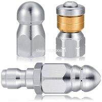 Washer nozzle 1/4inch Pressure Drain Sewer Cleaning Pipe Jetter Spray Plug Hose Nozzle Tools 【hot】