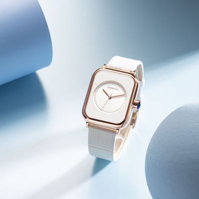 2022 new simple square watch fashion ladies quartz waterproof versatile light luxury ins