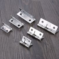 2pcs Spring Hinges Self Closing Thickened Stainless Steel 4 Holes Automatic Cabinet Door Jewelry Wooden Box 25/38/50mm Hardware Door Hardware Locks