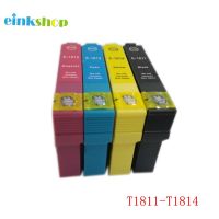 Einkshop หมึก T1811-T1814ตลับหมึกสำหรับ Epson การแสดงออกที่บ้าน Xp-215 Xp-312 Xp-315 Xp-415 Xp-225 Xp-322 Xp-422 Xp-325