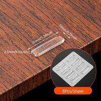 【LZ】 1Sheet Cabinet Bumpers Self Adhesive Door Stopper Silicone Buffer Pads Anti-collision Strip Refrigerator Transparent Furniture