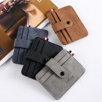 Fashion Mens Small Wallet Slim Leather Money Pocket ID Credit Case Card Holder Coin Purse Business Multi-card Position Wallet Card Holders