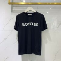 M0ncler 2022 เสื้อยืดแขนสั้นคอกลมพิมพ์ลายตัวอักษรแฟชั่นผู้ชาย