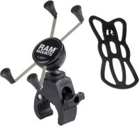 RAM MOUNTS X-Grip Large Phone Mount with RAM Snap-Link Tough-Claw RAM-HOL-UN10-400U for Motorcycle, ATV/UTV, Bike