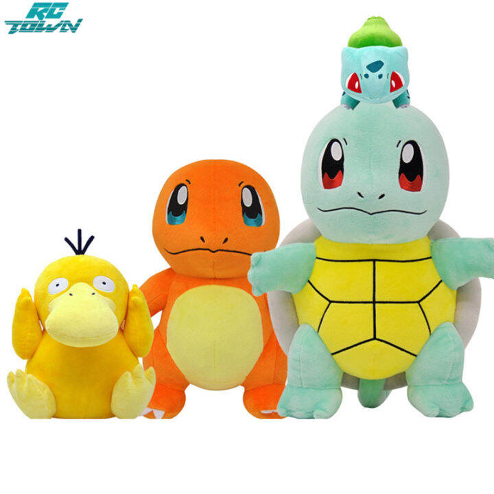 ตุ๊กตาตุ๊กตาโปเกมอนขนาดใหญ่อะนิเมะปิกาจูน่ารัก-bulbasaur-squirtle-ของเล่นหมอนกำมะหยี่สำหรับแฟนเด็กหญิงเด็กชาย