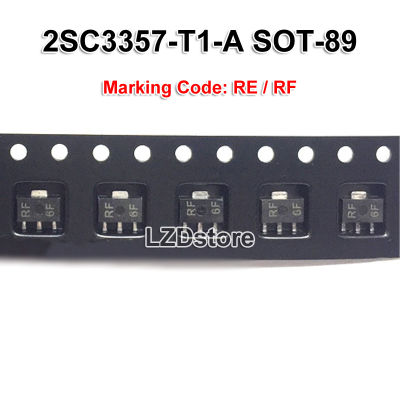 5ชิ้น2SC3357ต้นฉบับ RF SOT-89 2SC3357-T1-A 2SC3357-T1 SOT89 SMD NPN ขั้ววิทยุใหม่เอี่ยมทรานซิสเตอร์