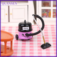 QUANSEN 1:12 dollhouse Miniature เครื่องดูดฝุ่นจำลองเฟอร์นิเจอร์รุ่น Decor เด็กแกล้งเล่นของเล่นตุ๊กตาบ้าน Living Scene Decor