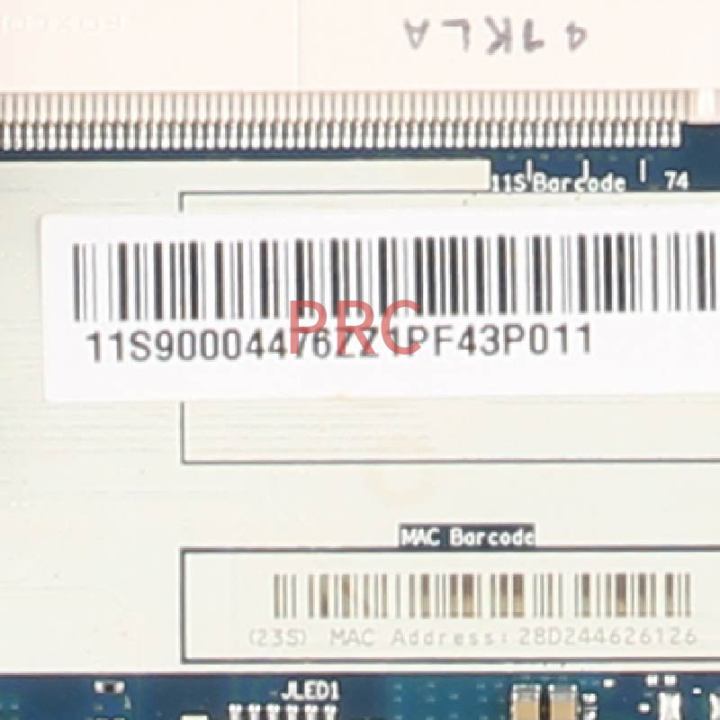 90004476สำหรับ-i-deap-ad-z510แล็ปท็อปเมนบอร์ด-ailza-nm-a181-sr17e-ddr3โน๊ตบุ๊คเมนบอร์ด