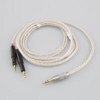 6.5mm 2.5mm XLR 4.4mm 16 Core OCC Silver Plated Braided Earphone Headphone Cable For Audio-Technica ATH-R70X