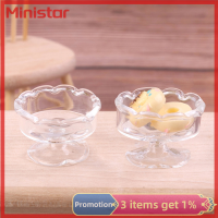 ของเล่นถ้วยถ้วยขนมเค้กถ้วยขนมหวานบ้านตุ๊กตา Ministar 1:12ตกแต่งบ้านรูปแบบ