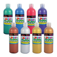 สีโปสเตอร์เมทัลลิค FAS Super Tempera Metallic Colours 500 ml