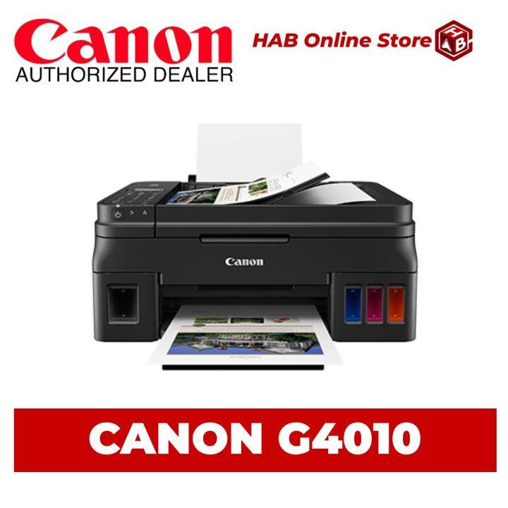 Canon Pixma G4010 Ink Tank WiFi 4 in 1 Printer Print Scan Copy