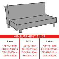 เตียงโซฟาปกขนแกะขั้วโลกผ้าสำหรับห้องนั่งเล่นที่นอนปกยืด Slipcovers ยืดหยุ่นยืดไม่มีแขนเตียงโซฟากรณี