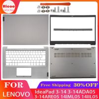 ใหม่สำหรับ Lenovo Ideapad 3-14 3-14ADA05 3-14ARE05 14IML05 14IIL05 2020ปกหลัง LCD ฝาปิดโน้ตบุคที่วางแขนที่ครอบบานพับเคสด้านล่าง