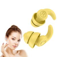 Ear Plugs Soft Reusable Silicone Quiet Earplugs Waterproof Earplugs Hearing Protection For Concert Swimming Study Loud Noise Accessories Accessories