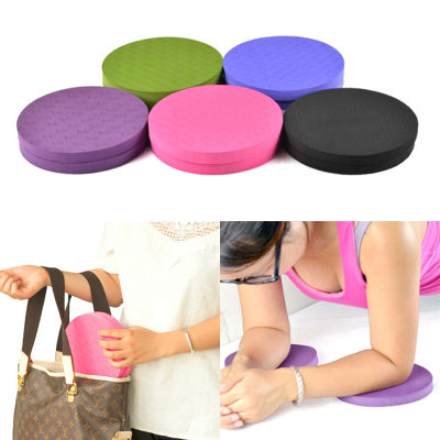 2PCSSet Portable Small Round Knee Pad Yoga Mats Fitness Sprot Pad Plank Gym Disc Protective Pad Cushion Non Slip TPE Mat 25