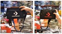 Converse Collection กระเป๋าสะพายข้าง คอนเวิส Bag New Speed WAIST BAG 126001392สินค้าป้ายไทย สีดำ/น้ำเงิน